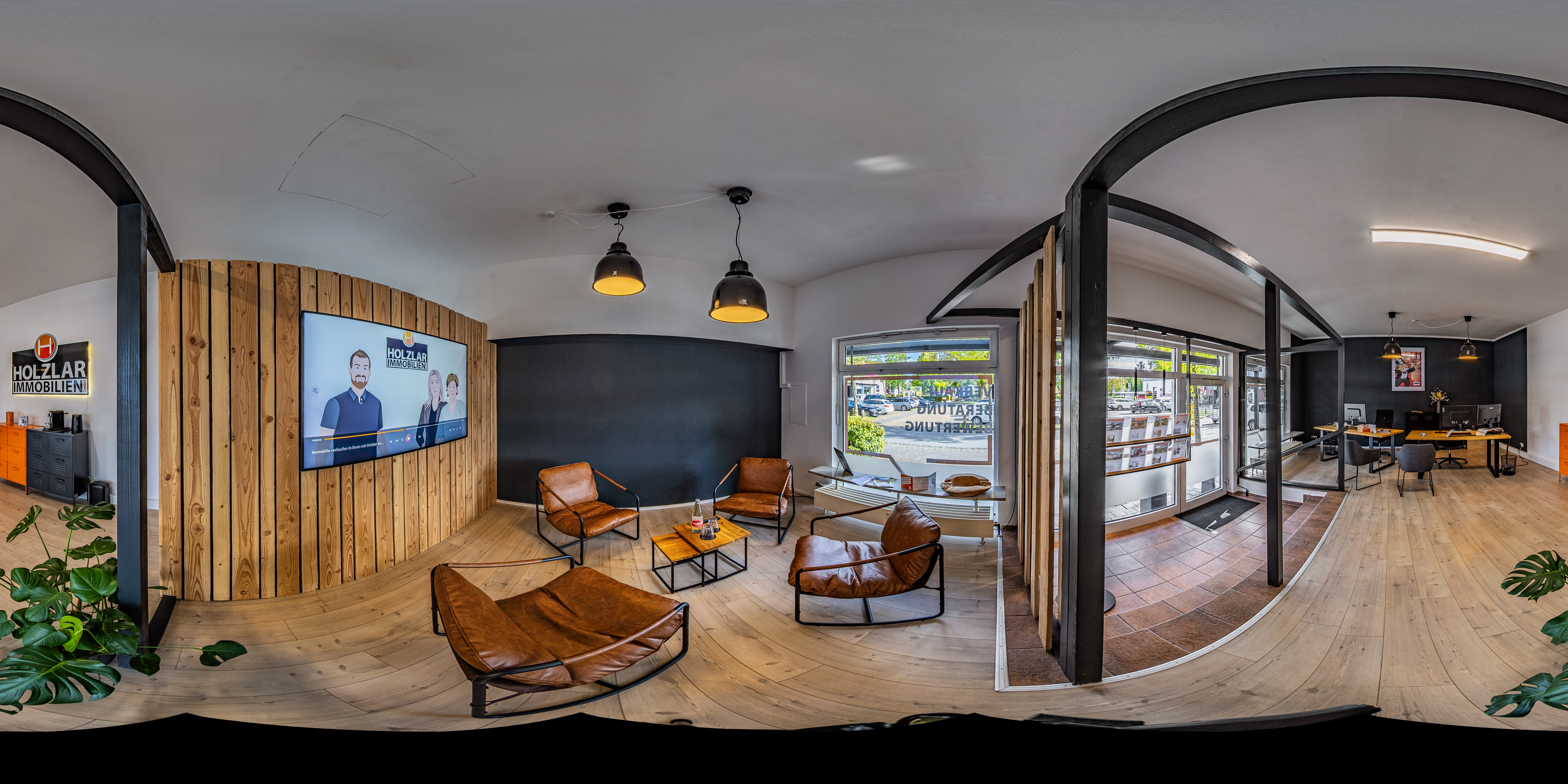 Panorama aus Bonn mit Blick auf den Rhein